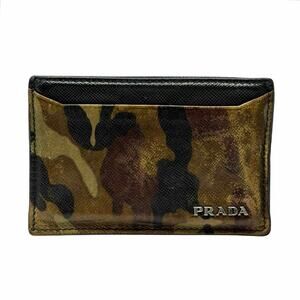 Prada Camo Cardholder Wallet